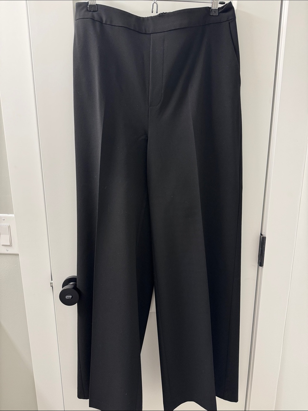 Classic Black Wide-Leg Women’s Dress Pants